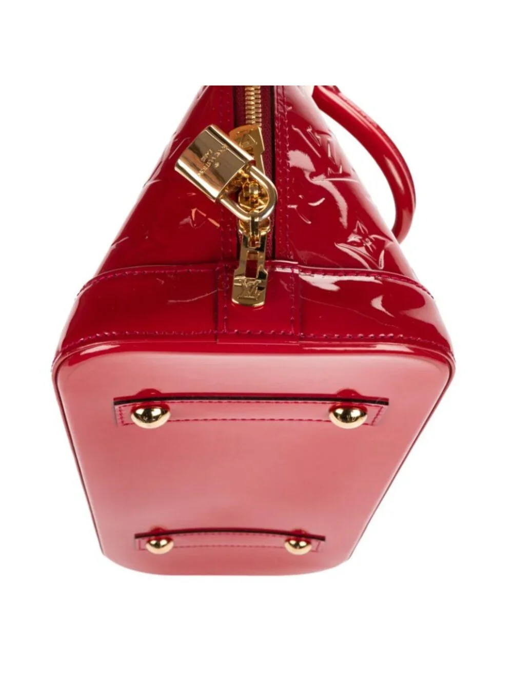 Louis Vuitton Alma Pomme D'amour Monogram Vernis Handbag